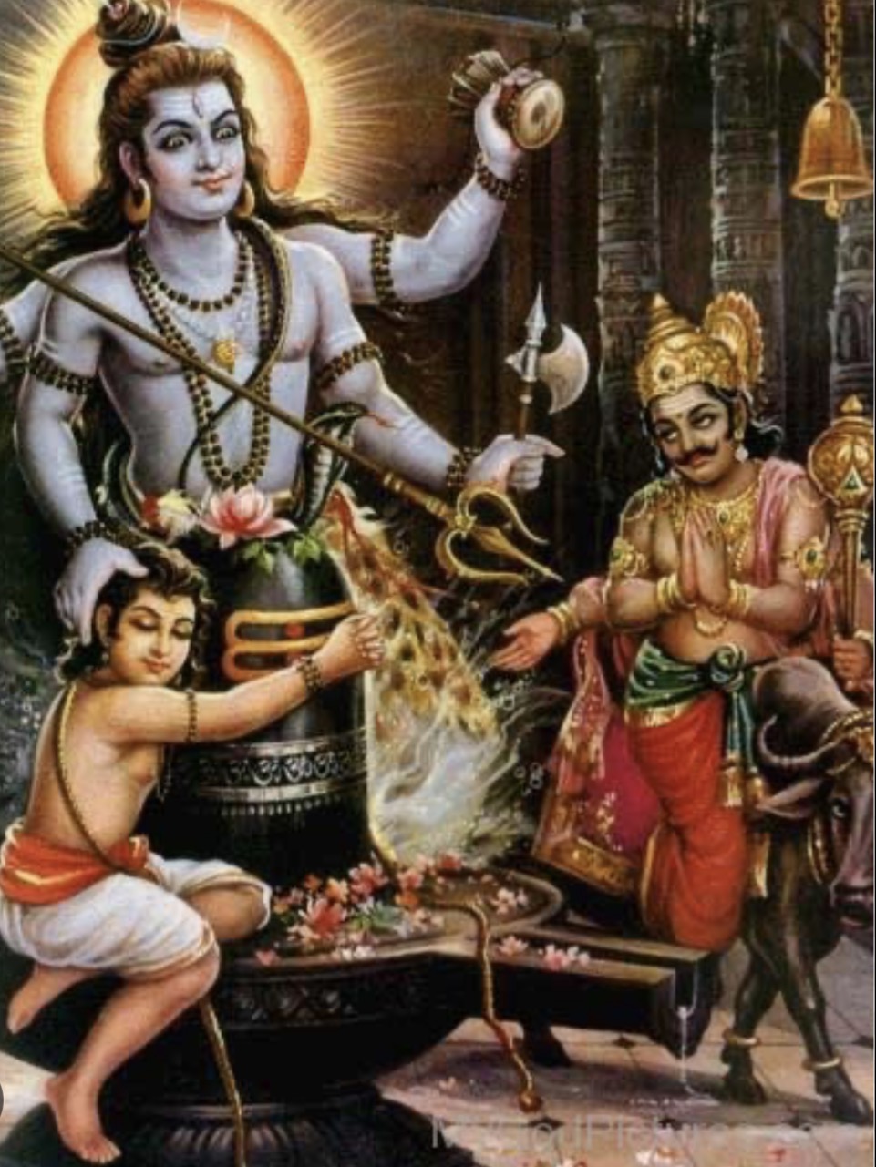 Shiv, Markandeya & Yamraj